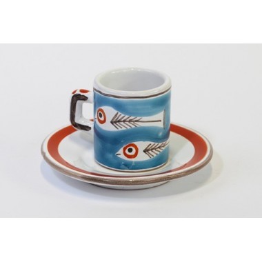 Tazzina + Piattino Itaca Ceramiche De Simone Tazzina + Piattino Itaca Ceramiche De Simone